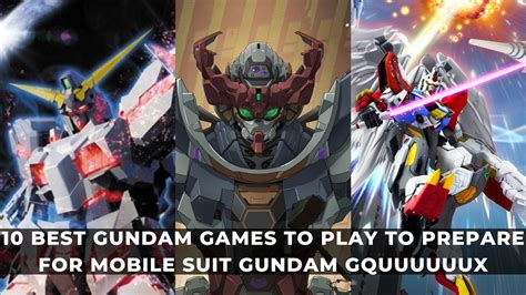 gundam games|10 Best Gundam Games to Play to Prepare for Mobile Suit Gundam .